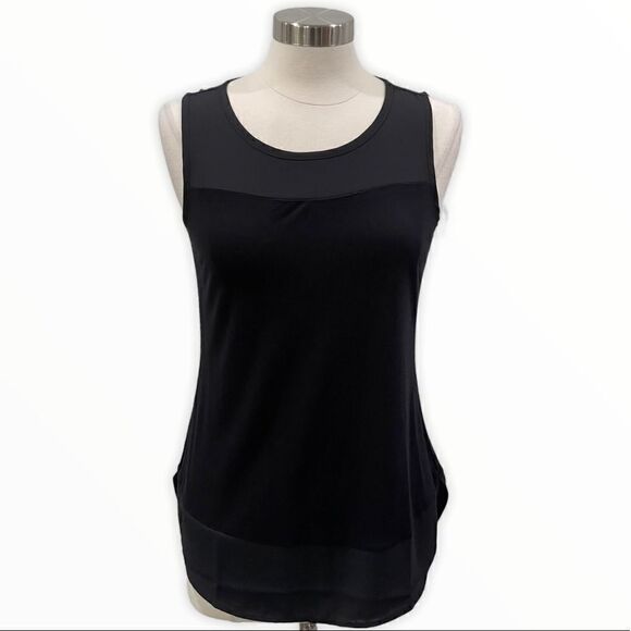 INC International Concepts Mixed-Media Tank Top - Picture 1 of 7